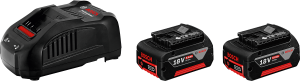BOSCH Promix 18 Volt Akü Paketi (2 Adet GBA 18V 5.0 Ah + 1 Adet GAL 1880 CV)