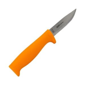 ROX CAMPING 0320 Busch Craft Eco Paslanmaz Çelik Kamp Bıçağı (Turuncu)