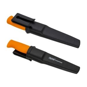 ROX CAMPING 0320 Busch Craft Eco Paslanmaz Çelik Kamp Bıçağı (Turuncu)