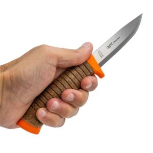 ROX CAMPING 0321 Busch Craft Plus Paslanmaz Çelik Kamp Bıçağı (Turuncu)