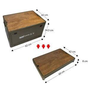 ROX Camping Katlanır Kamp Kutusu 83 Litre (153CAMP0305)