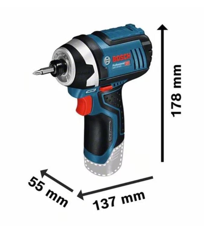 BOSCH GDR 12V-105 Şarjlı Torklu Vidalama 12 Volt 2.0 Ah
