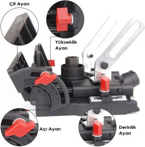 ROX Wood Avuç Taşlama İçin Ahşap Bisküvi Açma Aparatı (153ROX0158)