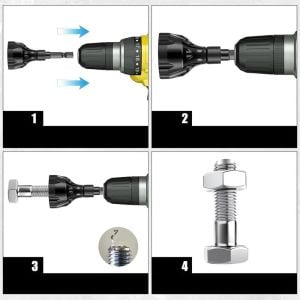 ROX WOOD Matkap İçin Bits Saplı Çapak Alma Aparatı 3-20 mm (153ROX1097)