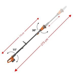 MAX-EXTRA MX 8009 Teleskopik Dal Budama 20 Volt 4.0 Amper