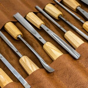 ROX Wood 12 Parça Deri Çantalı Ahşap Oyma Seti (153ROX0125)