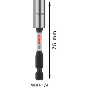 BOSCH Pro Impact 1/4'' Mıknatıslı 75 mm Bits Uç Uzatma