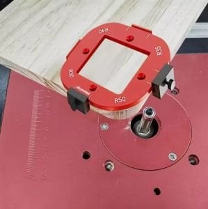 ROX WOOD Ahşap Radyus - Köşe Yuvarlama Şablonu Aluminyum Gövdeli Freze Makinaları için (153ROX0282)