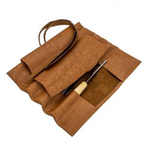 ROX Wood 6 Parça Deri Çantalı Ahşap Oyma Seti (153ROX0126)