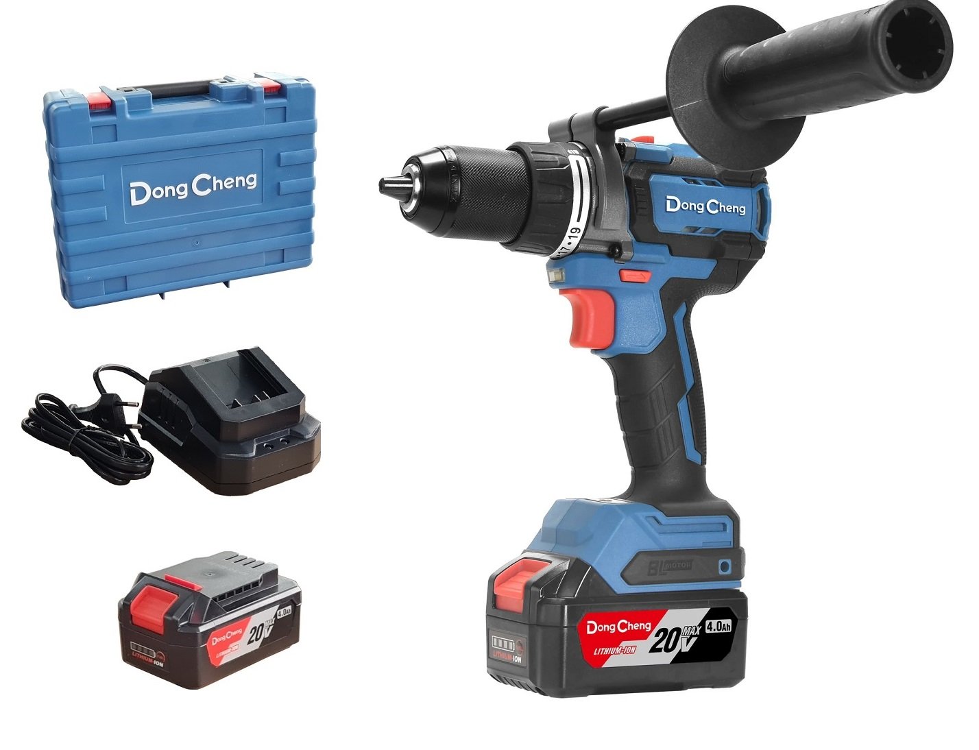 DONG CHENG DCJZ20160i Şarjlı Darbeli Matkap 20 Volt 4 Amper Çİft
