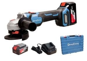 DONG CHENG DCSM04-125 Şarjlı Avuç Taşlama 20 Volt 4 Amper Çift Akülü
