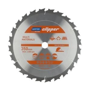NORTON Clipper Ahşap için 350x30 mm 24 Diş Elmas Daire Testere Bıçağı
