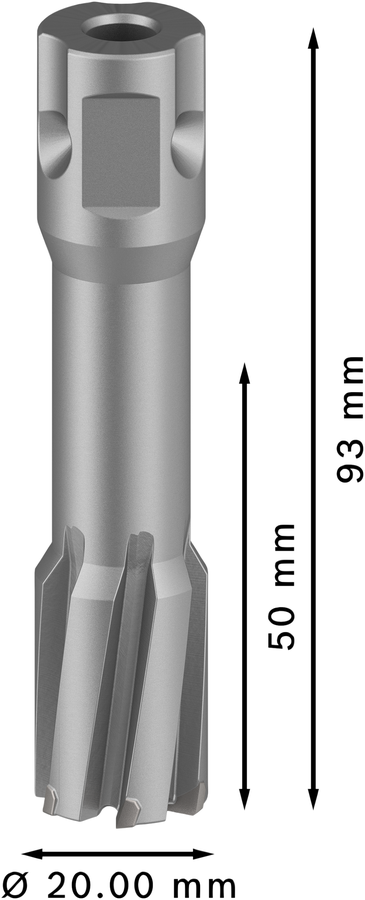 BOSCH TCT - Elmas Uçlu Manyetik Matkap Ucu (Ölçü Seçiniz) 50 mm - 20 mm