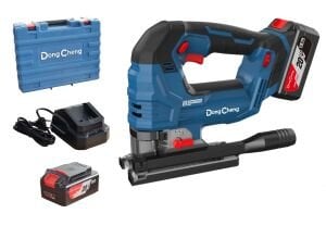 DONG CHENG DCMQ85 Şarjlı Dekupaj Testere 20 Volt 4 Amper Çift Akülü