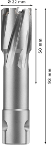 BOSCH TCT - Elmas Uçlu Manyetik Matkap Ucu (Ölçü Seçiniz) 50 mm - 22 mm