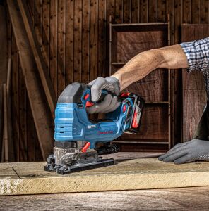 DONG CHENG DCMQ85 Şarjlı Dekupaj Testere 20 Volt 4 Amper Çift Akülü