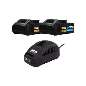 ﻿JCB 18 Volt Akü Paketi (2x4.0 Ah Akü + 1xHızlı Şarj Cihazı)
