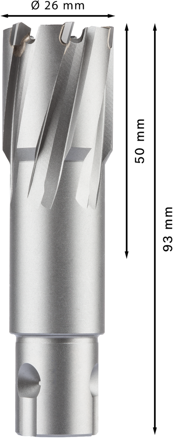 BOSCH TCT - Elmas Uçlu Manyetik Matkap Ucu (Ölçü Seçiniz) 50 mm - 26 mm