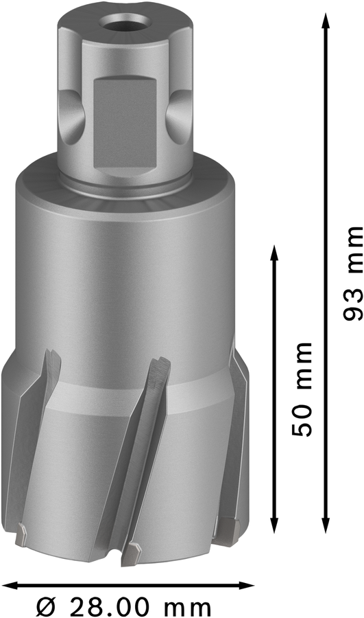 BOSCH TCT - Elmas Uçlu Manyetik Matkap Ucu (Ölçü Seçiniz) 50 mm - 28 mm