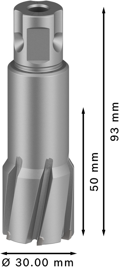 BOSCH TCT - Elmas Uçlu Manyetik Matkap Ucu (Ölçü Seçiniz) 50 mm - 30 mm