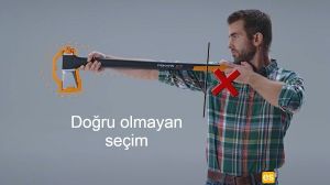 FISKARS (M) X24 Yarma Baltası 600 mm (1069106)