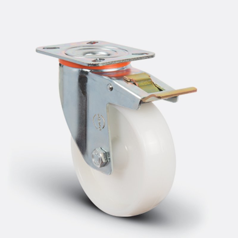 EMES EM01 ZKZ F 125 Sarhoş, Frenli Polyamid Tekerlek 125 mm