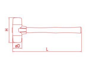 İZELTAŞ Siyah Lastik Çekiç 400 Gr (5870 25 0400)