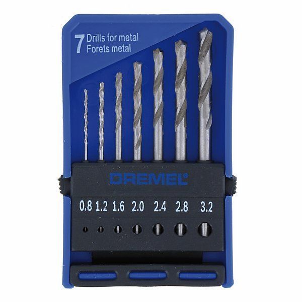 DREMEL 628 Hassas Metal Matkap Ucu Seti (7 Adet)