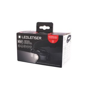 LEDLENSER MH5 Siyah/Gri Kafa Lambası (502147)