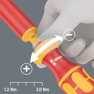 WERA 7400 VDE 15 Parça Tork Ayarlı Tornavida Takımı 1,2-3 Nm