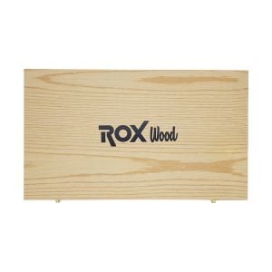 ROX Wood 12 Parça El Tipi Ahşap Oyma Seti (Ahşap Kutulu) 15399092