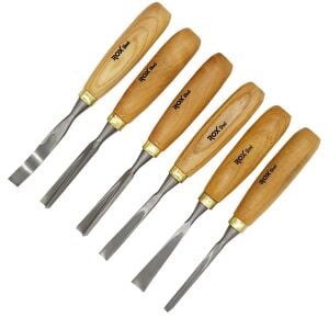 ROX Wood 12 Parça Iskarpela Seti (Ahşap Kutulu) 15399097