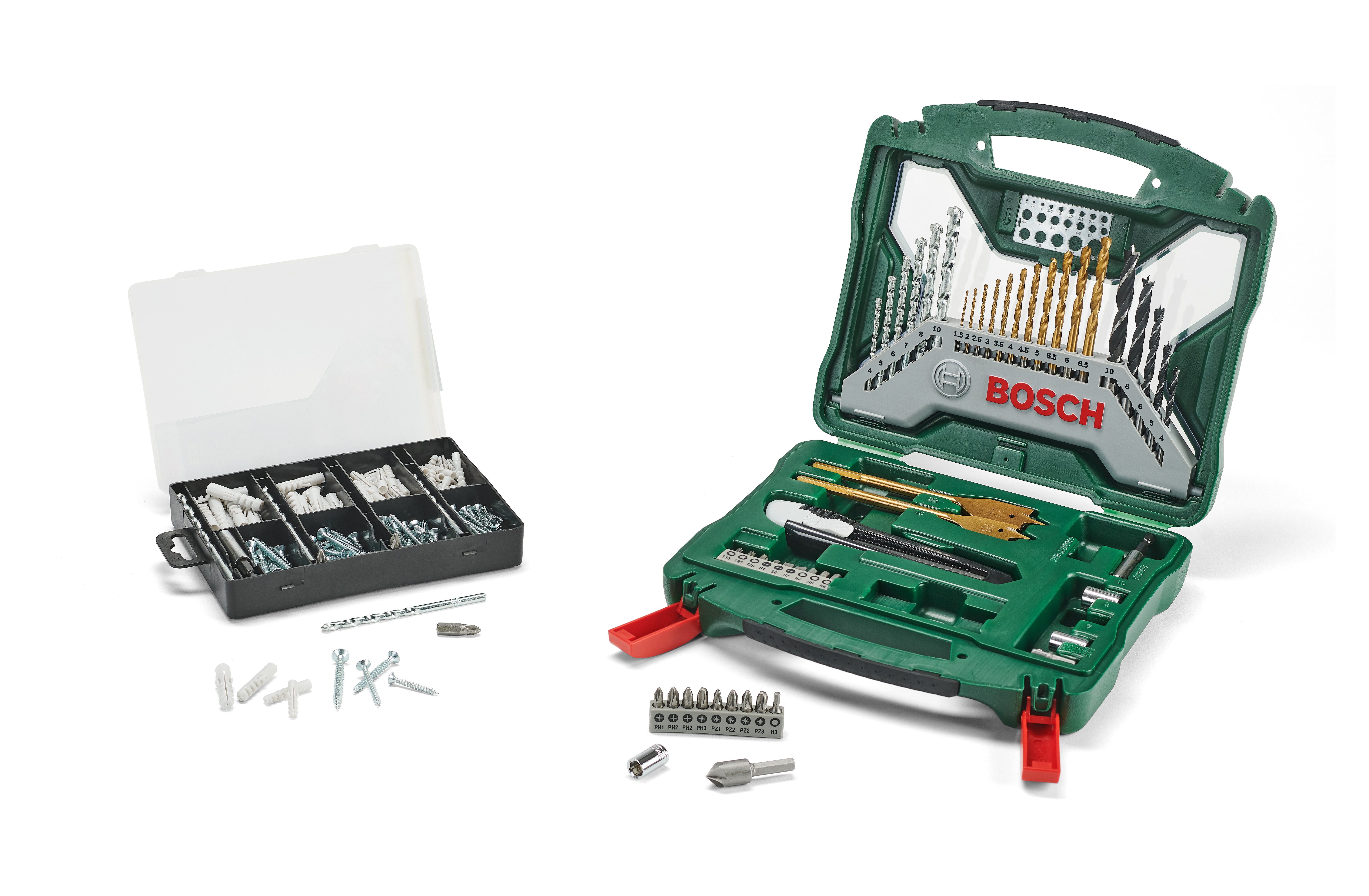 BOSCH X-Line 50+173 Parça Matkap Ucu ve Dübel Seti