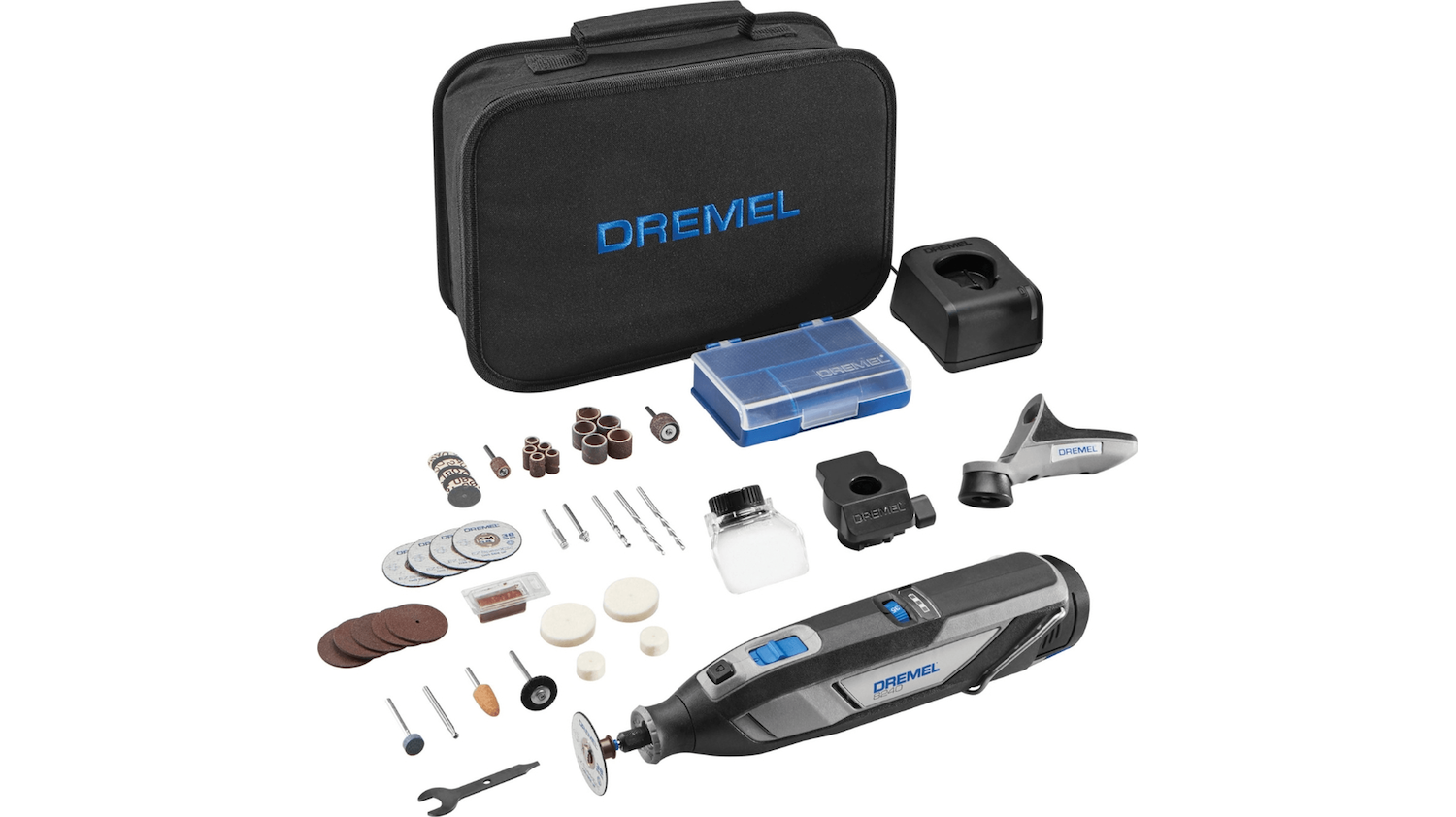 DREMEL 8240 Akülü Gravür Makinası 12 Volt 45 Parça
