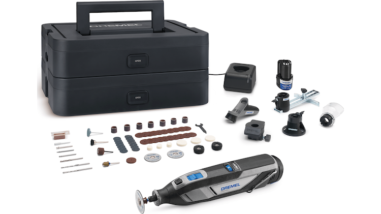 DREMEL 8240 Akülü Gravür Makinası 12 Volt 65 Parça