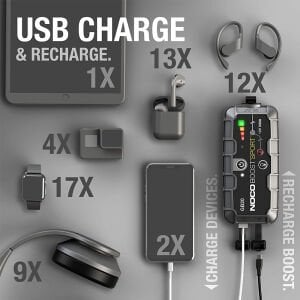 NOCO GENIUS GB20 Ultrasafe Lityum Akü Takviye Cihazı+Powerbank 500A