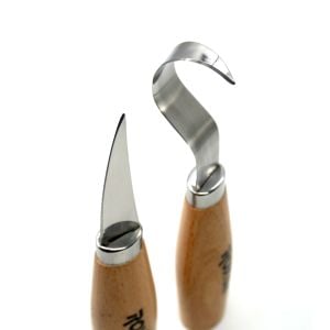 ROX Wood 2 Parça Kaşık Oyma Seti (153ROX184505)