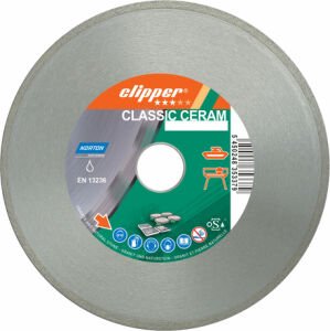 NORTON Clipper Classic 200x30/25,4 mm Sulu Tip Seramik - Mermer - Taş Elmas Kesme Testeresi
