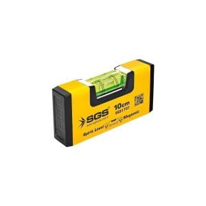 SGS 1707 Alüminyum Mıknatıslı Mini Su Terazisi 10 cm