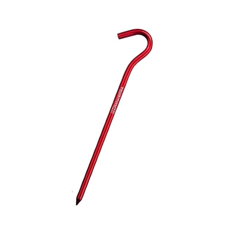NATUREHIKE C-Kafa 16 Cm Kırmızı Çadır Kazığı (8 Parça)