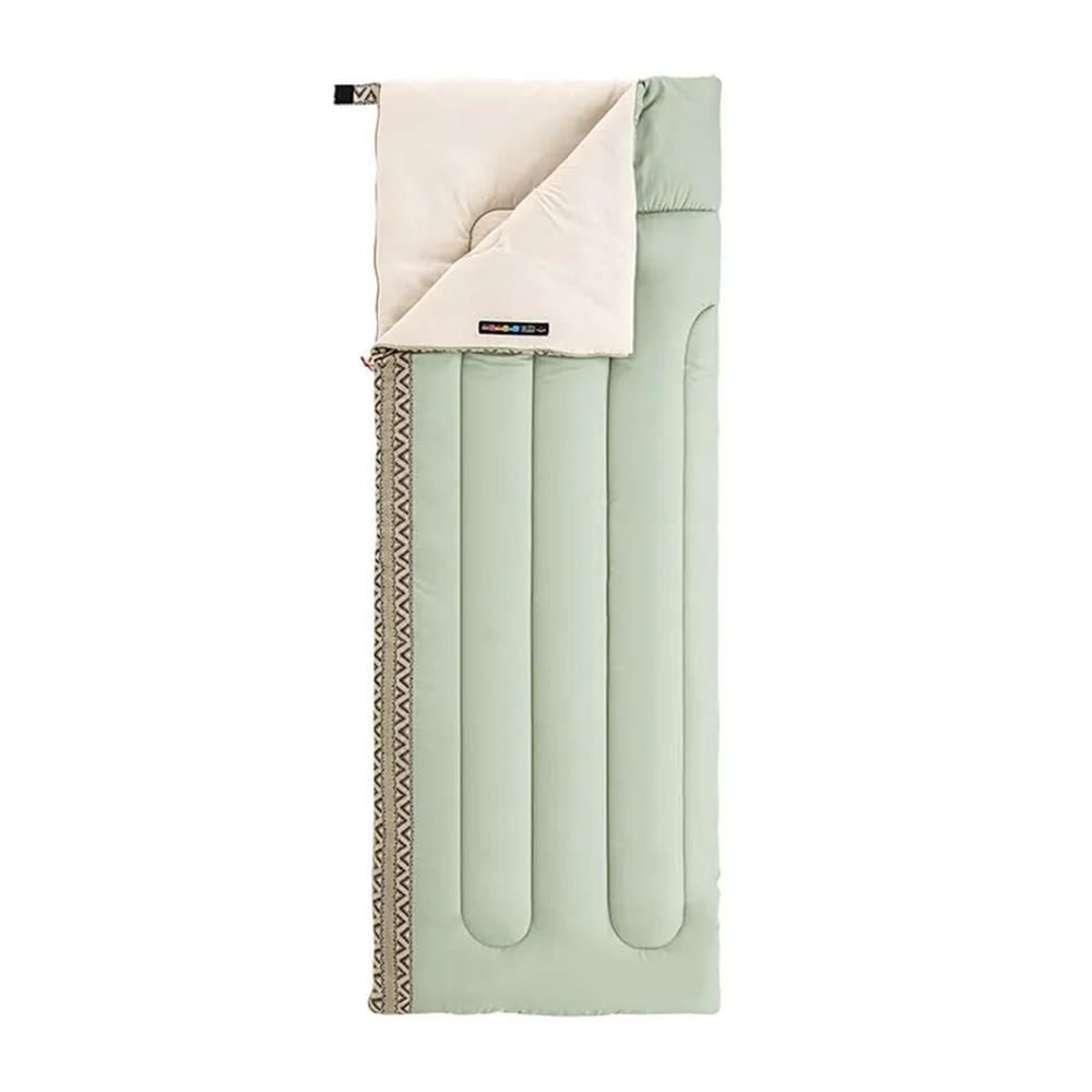 NATUREHIKE L 150 Zarf Tarzı Pamuklu Uyku Tulumu -4 Derece (Haki-Sol)