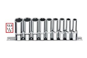 CETA-FORM C24-RH09 9 Parça 1/2 '' 6 Köşe Derin Lokma Anahtar Takımı