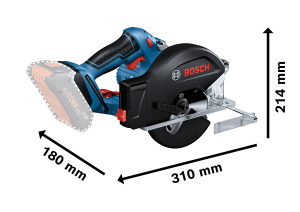 BOSCH GKM 18 V-50 Akülü Metal Kesme Makinası 18 Volt (Akü ve Şarj Aleti Hariç)