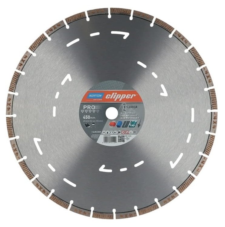 NORTON Clipper 4x4 PRO Explorer Universal Elmas Testere 450 mm