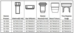 ASKAYNAK Plazma Kesme Gaz Dağıtıcı Plazma 60-65 İçin (82TW60027)