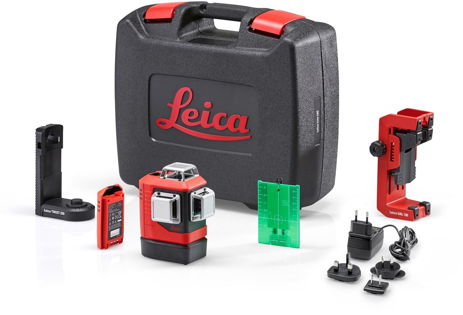 LEICA LINO L6G 3 Eksen 360 Derece Çapraz Çizgili Şarjlı Yeşil