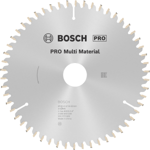 BOSCH Pro MultiMaterial 190x30x2,8 mm 54 Diş Elmas Daire Testere Bıçağı