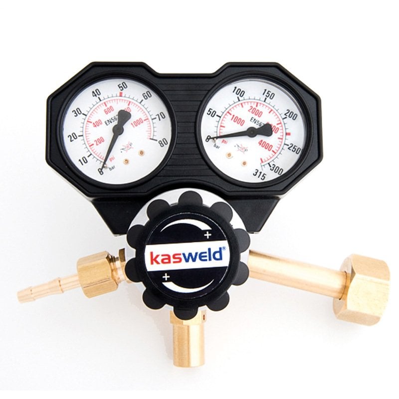 KASWELD 2404 Karbondioksit Co2 İçin Yüksek Basınç Düşürücü Regülatör (0-50 Bar)