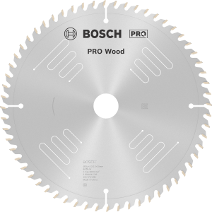 BOSCH Pro Wood 254 mm 60 Diş Ahşap Elmas Daire Testere Bıçağı