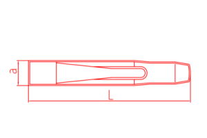 İZELTAŞ Düz Keski Krom 100 mm (5500 23 0100)